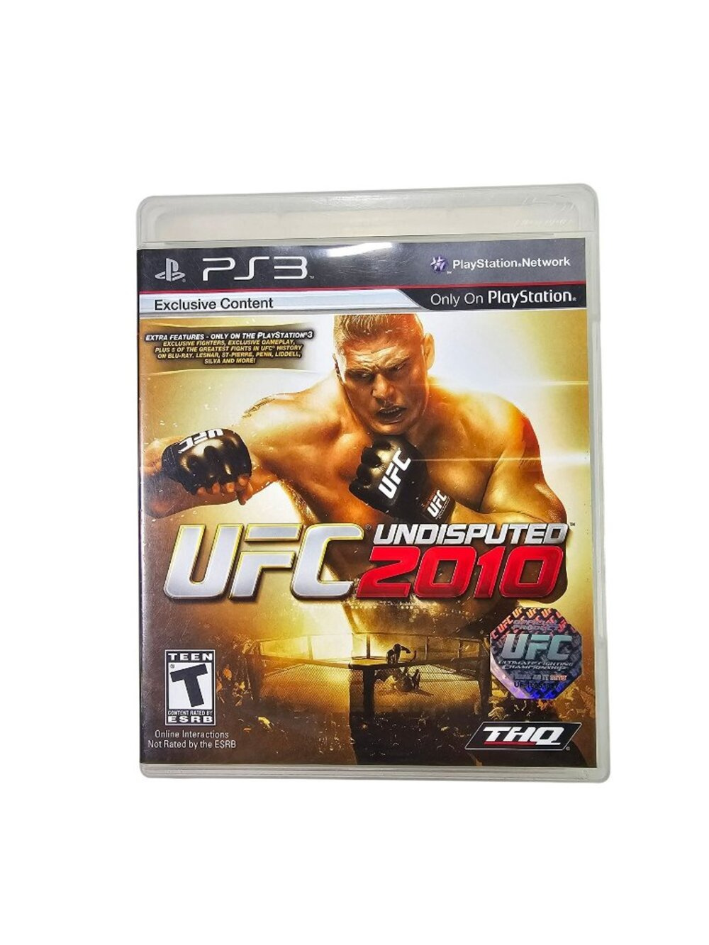 UFC Undisputed 2010 (Sony Playstation 3) PS3 Game Complete With Manual